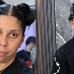Fotografía compuesta de Lilibeth Mendoza, conocida como Lili La Picúa, junto a un joven relacionado con el caso judicial.