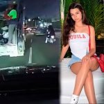Imágenes de Rolfi Stil Martínez Salcedo y una adolescente junto a un camión recolector involucrado en un incidente vial en Santiago