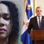 Dayana Heredia, dominicana retenida en Venezuela, junto al presidente Luis Abinader.