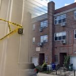 Vivienda en Queens, Nueva York, acordonada durante la investigación del caso de Bryan Wong