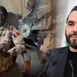 Militar chadiano en Haití y presidente Nayib Bukele tras la difusión de documentos relacionados con el caso de los cuatro aerotécnicos salvadoreños desaparecidos.