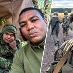 Dominicanos con uniformes militares en Rusia, en imágenes relacionadas con el caso de los ciudadanos que solicitaron protección diplomática.