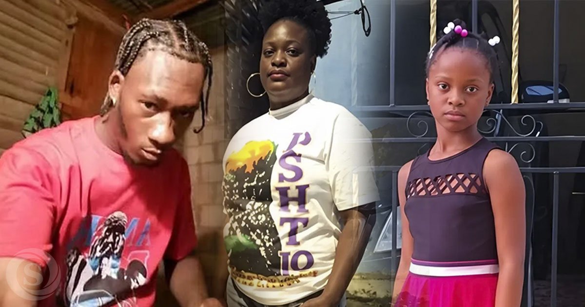 Hombre detenido y fotografías de Rozmi y su hija Achelie por caso investigado en Neyba, Bahoruco