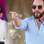Eduardo Saint Hilaire y Nayib Bukele en imagen relacionada con el supuesto plan de seguridad para Haití