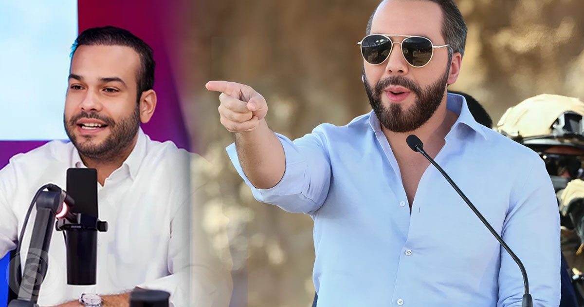 Eduardo Saint Hilaire y Nayib Bukele en imagen relacionada con el supuesto plan de seguridad para Haití