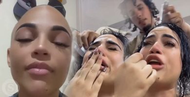 La Patrona muestra su experiencia durante el procedimiento de extensiones de cabello y las reacciones tras lo ocurrido.