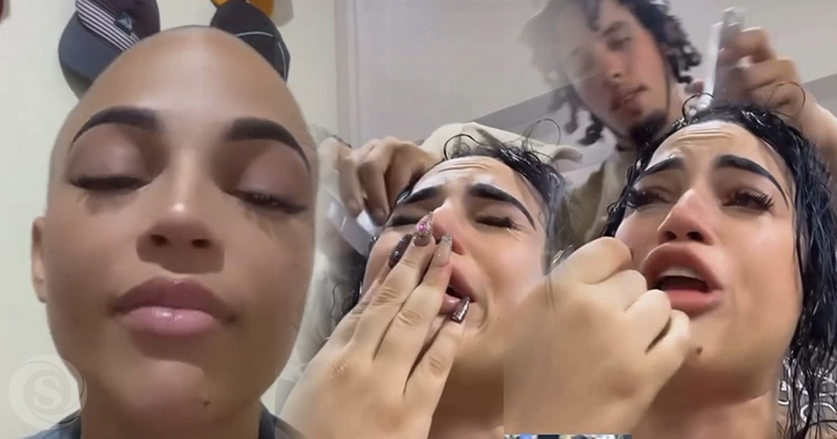 La Patrona muestra su experiencia durante el procedimiento de extensiones de cabello y las reacciones tras lo ocurrido.