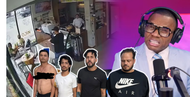 Ramón Tolentino ofrece detalles sobre el caso de la cafetería Atelier de Nico en Naco, junto a imágenes del establecimiento y los cuatro colombianos detenidos.