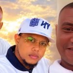 Fotografía compuesta de tres hombres relacionada con el caso ocurrido en Los Frailes, Santo Domingo Este.