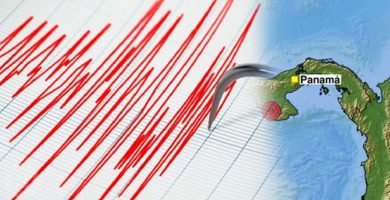 Imagen ilustrativa del sismo de magnitud 5.6 registrado en Panamá, cerca de la isla de Coiba.